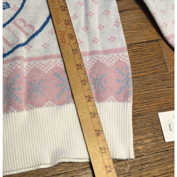 Hello Kitty and Friends Women Juniors Small Sweater Angel Intarsia Christmas $59 - Picture 12 of 16